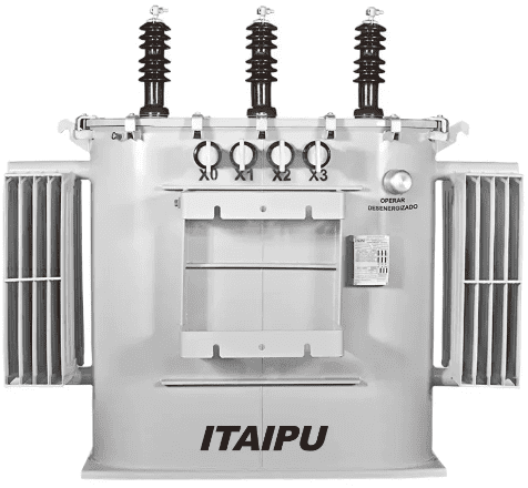 instalação elétrica industrial - Transformador a óleo Itaipu
