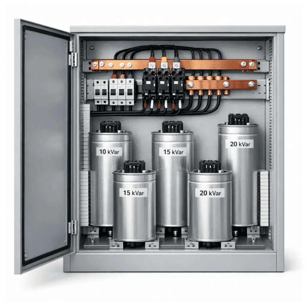 Correção Fator de potência - Banco de capacitores