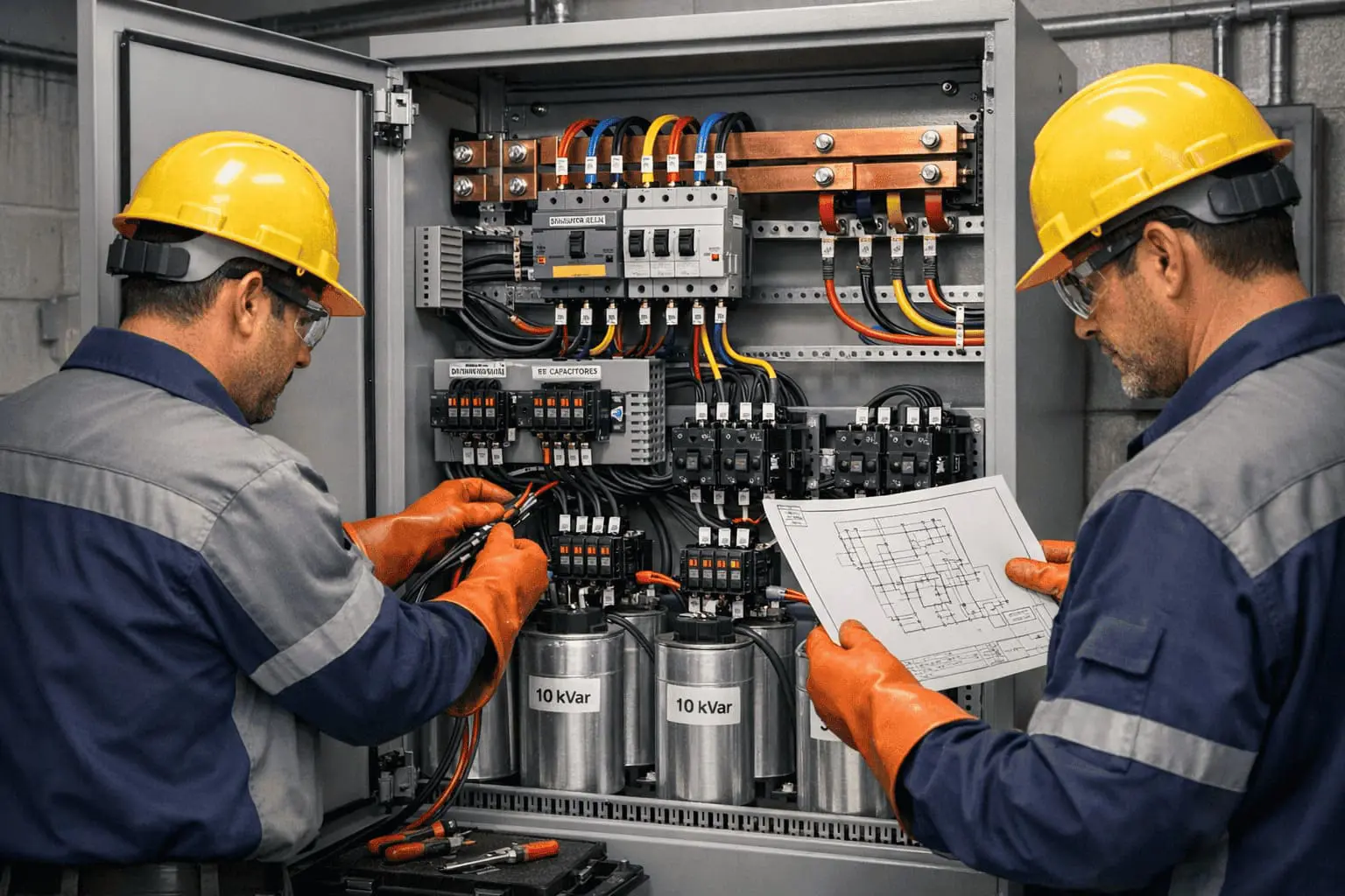 Correçã fator de potencia - banco de capacitores